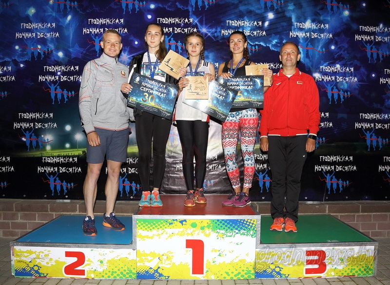 Начны забег: «Гродзенская начная дзясятка» набірае папулярнасць Начны забег: «Гродзенская начная дзясятка» набірае папулярнасць