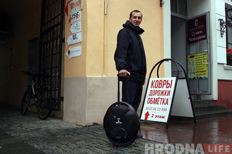 40 км за 6 копеек. Гродненец сделал моноколесо ежедневным транспортом