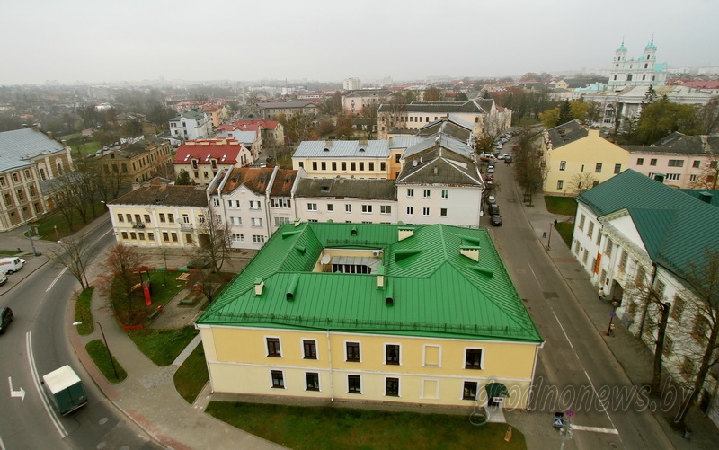 Гродна з вышыні аглядных пляцовак, папулярных у турыстаў