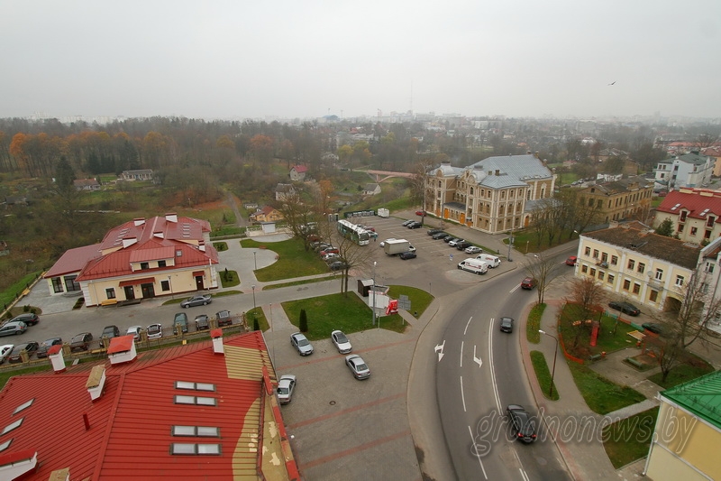 Гродна з вышыні аглядных пляцовак, папулярных у турыстаў