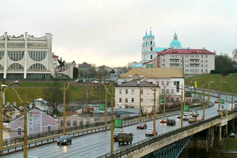 Гродна з вышыні аглядных пляцовак, папулярных у турыстаў