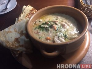 Дзе ў Гродне турысту смачна з'есці. Тэст установаў харчавання з ацэнкай у аленях Святога Губерта