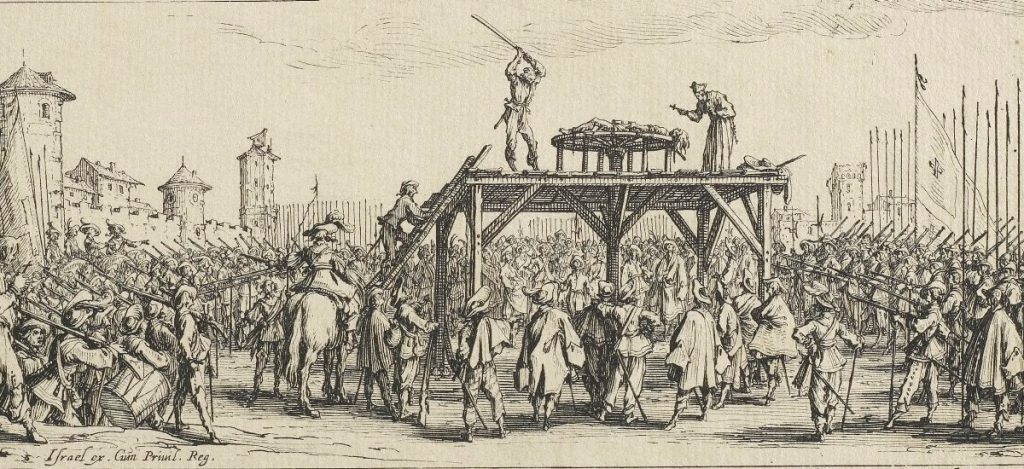 Рубілі на кавалкі, саджалі на кол і проста вешалі. Як каралі смерцю ў Гродне ў даўнія часы