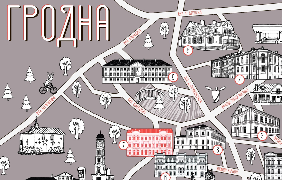 Лявон вяртаецца! Hrodna.life выдаў турыстычную мапу да 100-годдзя БНР