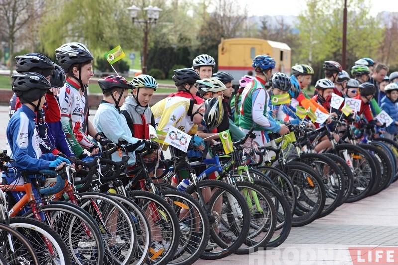 З Гродна стартаваў 6-дзённы велапрабег у падтрымку ўстойлівага развіцця