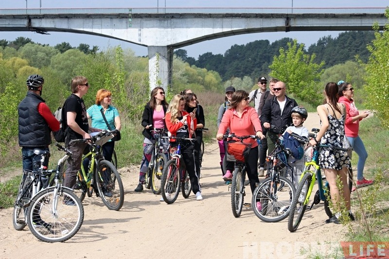 У Гродне прайшла першая велаэкскурсія