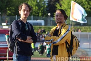 Турысты з ЗША схадзілі ў Гродне на амерыканскі футбол: "Няма хот-догаў, але ўзровень добры"
