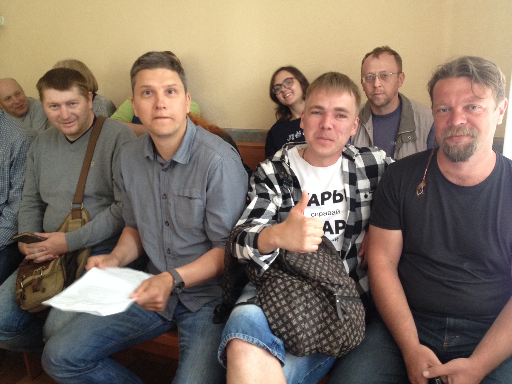 «Вы палявалі на мяне». Журналіста Паўла Мажэйку аштрафавалі на 35 базавых