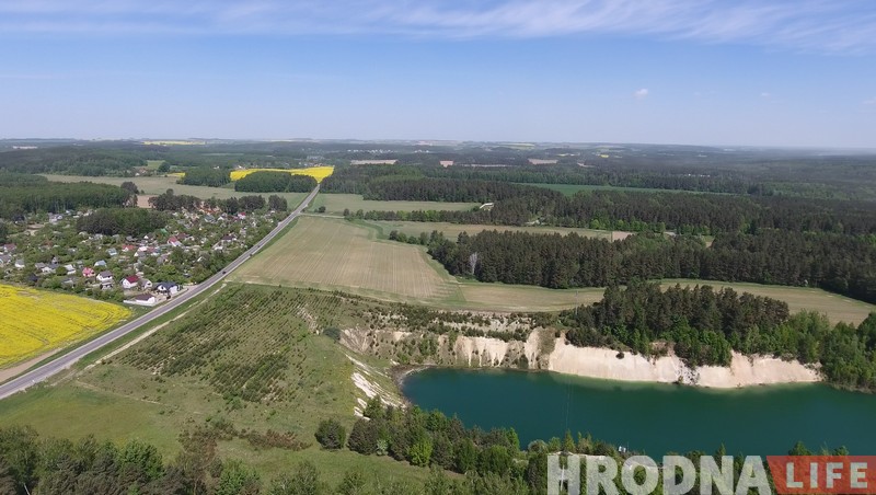 Раёны. Кварталы: Жахліва прыгожыя. Як выглядаюць гродзенскія кар'еры з вышыні (+відэа з дрона)