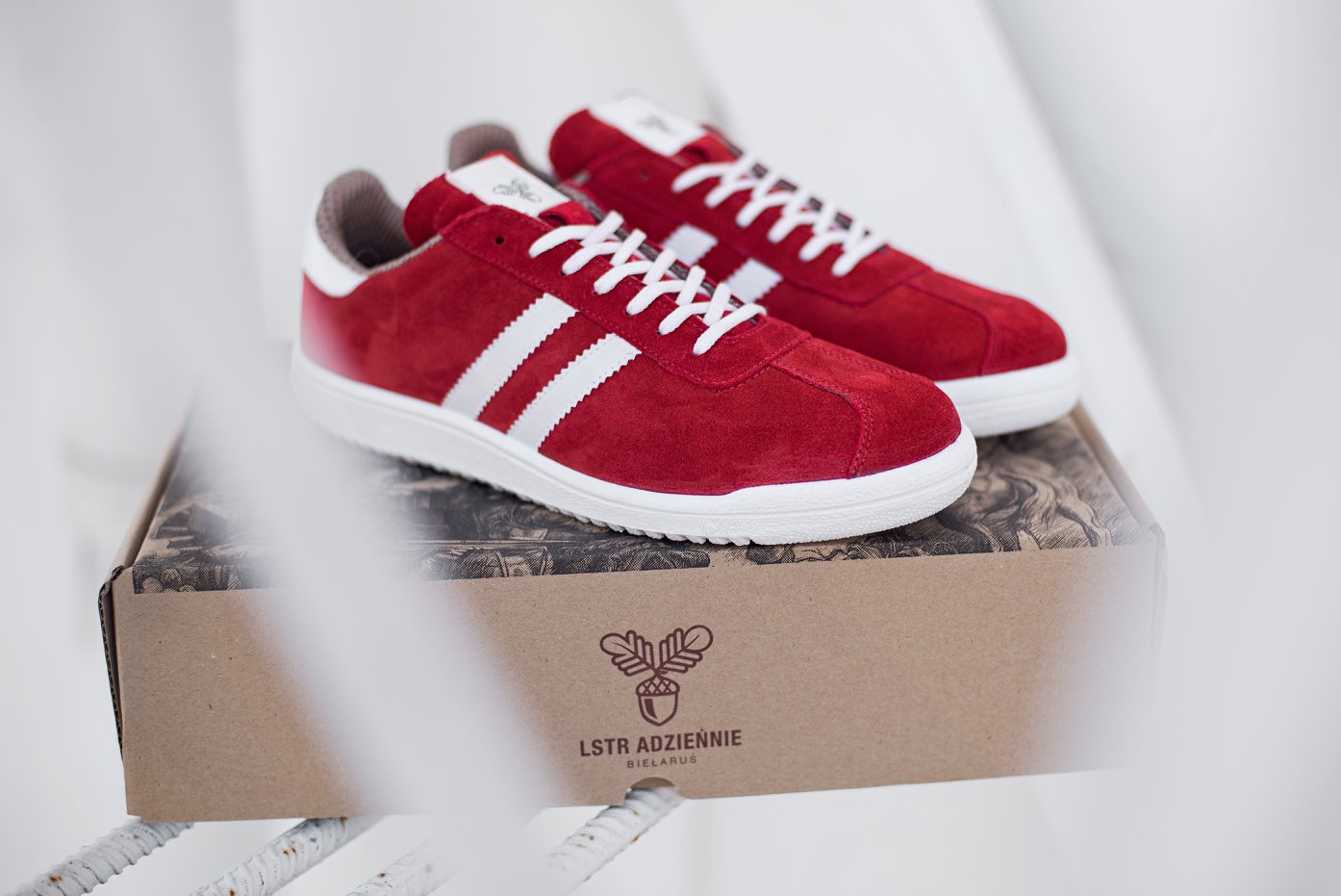 На Лідскай абутковай фабрыцы выпусцілі кеды з гербам ВКЛ На Лідскай абутковай фабрыцы выпусцілі кеды з гербам ВКЛ