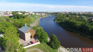 І бацька, і маці. Глядзіце відэа з палёта над Нёманам