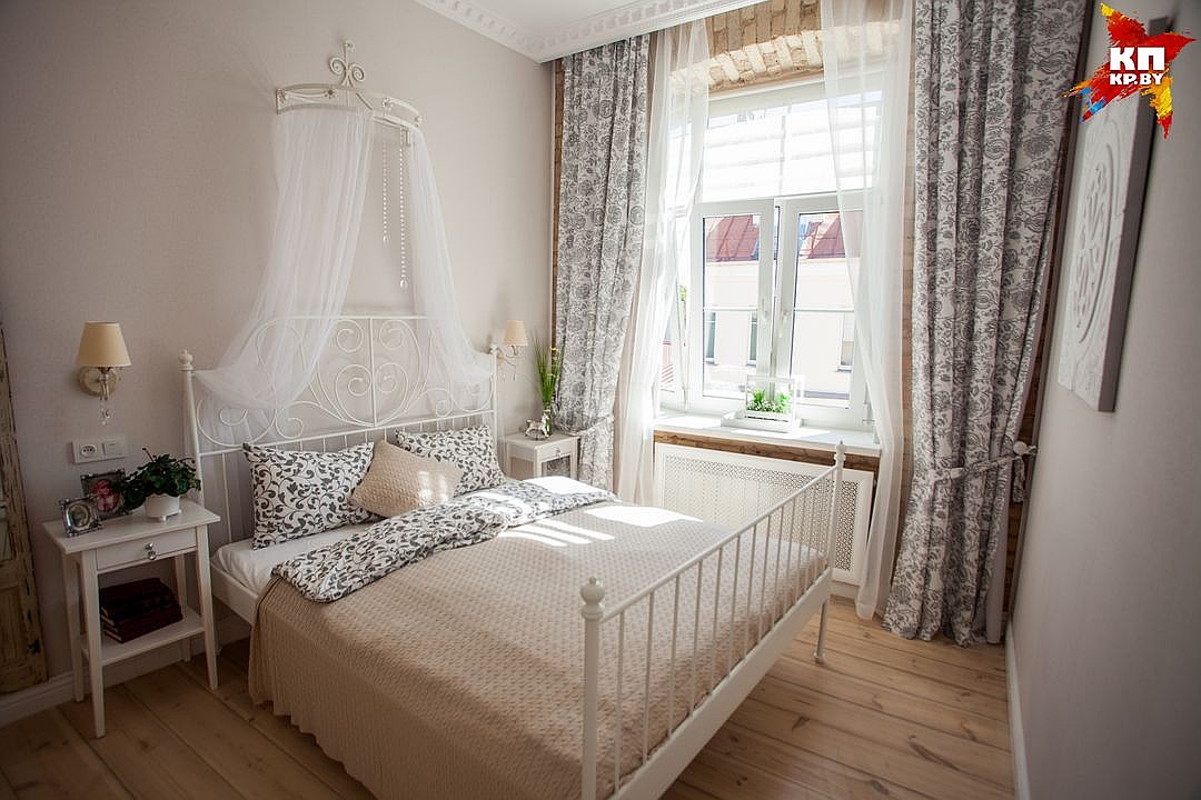 Рамантыка ў цэнтры Гродна: рамонт у кватэры царскіх часоў за $ 25 тысяч