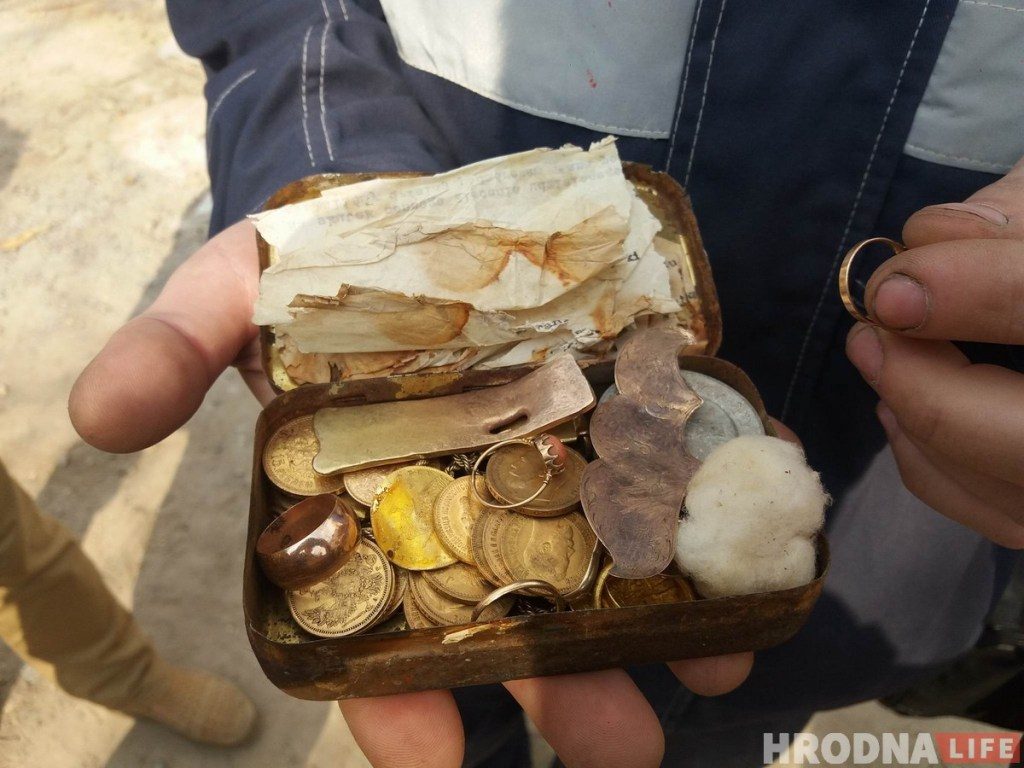 Знойдзены ў цэнтры Гродна скарб ацанілі ў 19,5 тысяч долараў