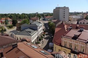Спяшайцеся пабачыць! Назіральную пляцоўку на даху «Нёмана» адкрылі на тры дні Спяшайцеся пабачыць! Назіральную пляцоўку на даху «Нёмана» адкрылі на тры дні