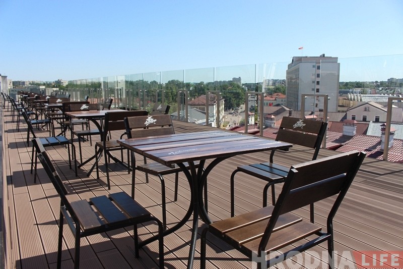 Спяшайцеся пабачыць! Назіральную пляцоўку на даху «Нёмана» адкрылі на тры дні Спяшайцеся пабачыць! Назіральную пляцоўку на даху «Нёмана» адкрылі на тры дні