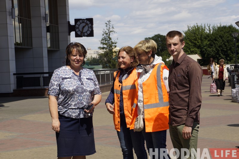 Дружинники на вокзале: встречают гостей Гродно и помогают милиции