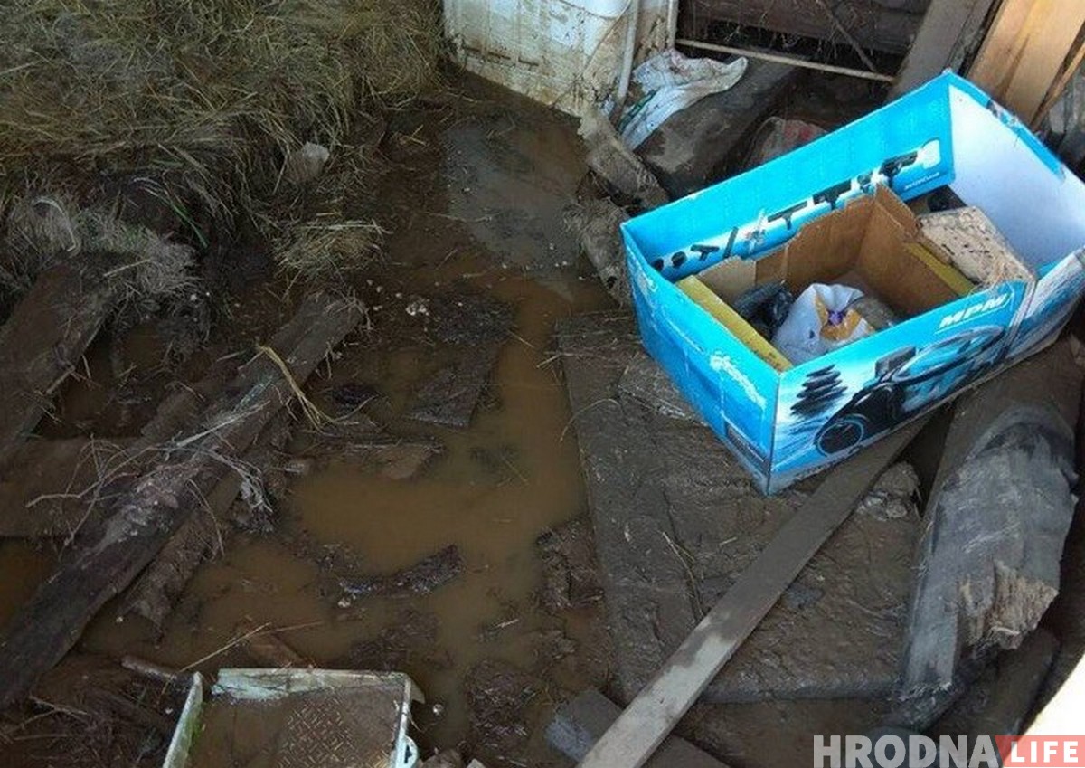 “Панікую, калі ў прагнозе навальніца”. Вёску Рагачы рэгулярна залівае, бо калгас засыпаў вадаадвод