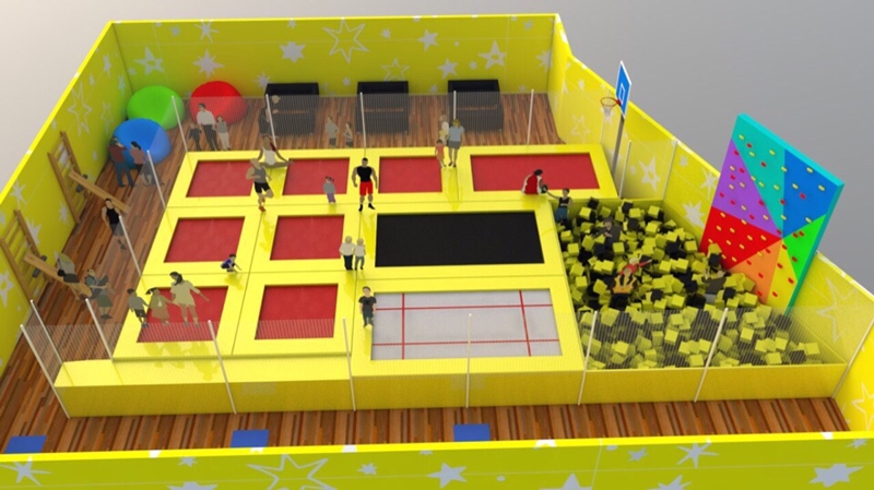 Былы хакеіст "Нёмана" адкрывае ў Гродне першы батутны забаўляльны цэнтр