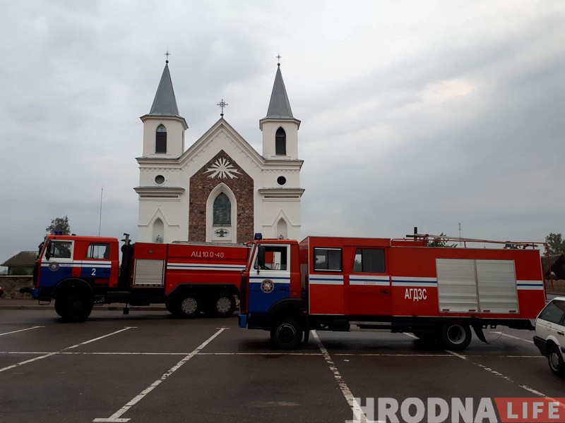 У Гожы пад Гродна гарэў касцёл