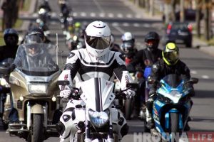 ФОТА: Гродзенскія байкеры закрылі сезон-2018 традыцыйным мотапрабегам