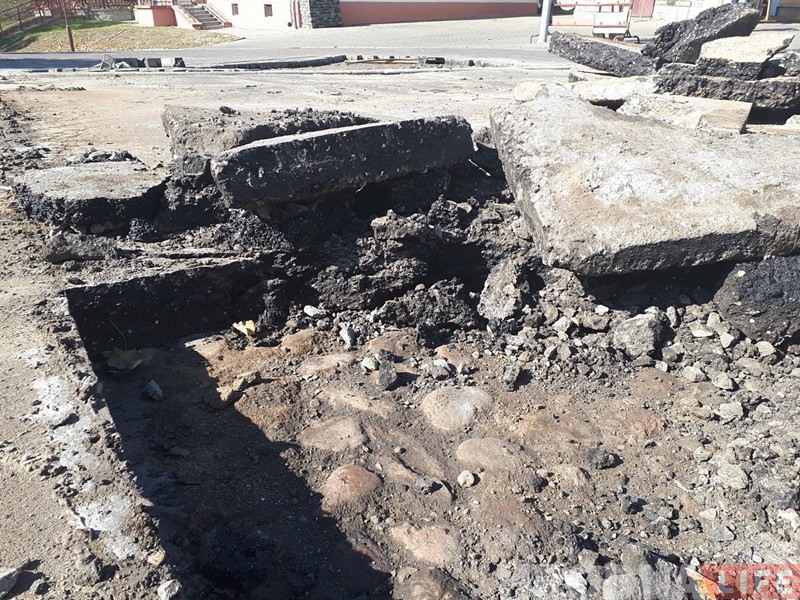 Рамонт: скрыжаванне на Замкавай трэба аб'язджаць