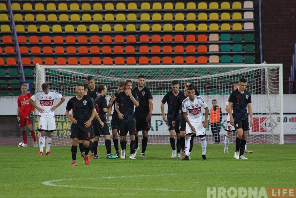 У Гродне маладзёвая зборная Беларусі буйна саступіла аднагодкам з Харватыі У Гродне маладзёвая зборная Беларусі буйна саступіла аднагодкам з Харватыі