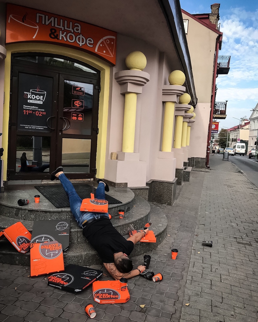 "Пры здымках ніхто не пацярпеў". Як у Гродне падтрымалі чэлендж #fallingstars