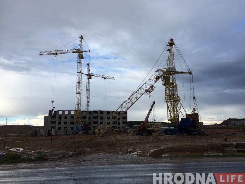 У новым мікрараёне Грандзічы пачалі будаваць першы дом