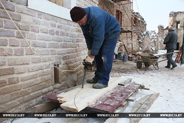 Паўночную вежу Гальшанскага замка адновяць да канца 2018 года