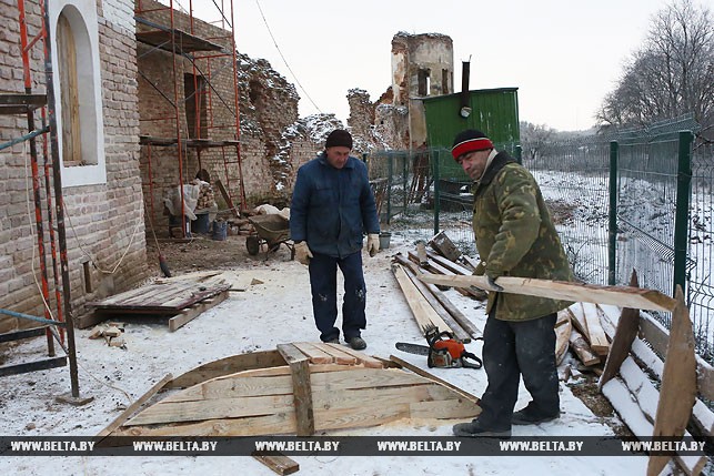 Паўночную вежу Гальшанскага замка адновяць да канца 2018 года