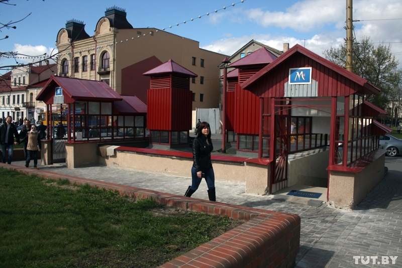 Знаменитый туалет-"метро" на Советской площади в Гродно снесли