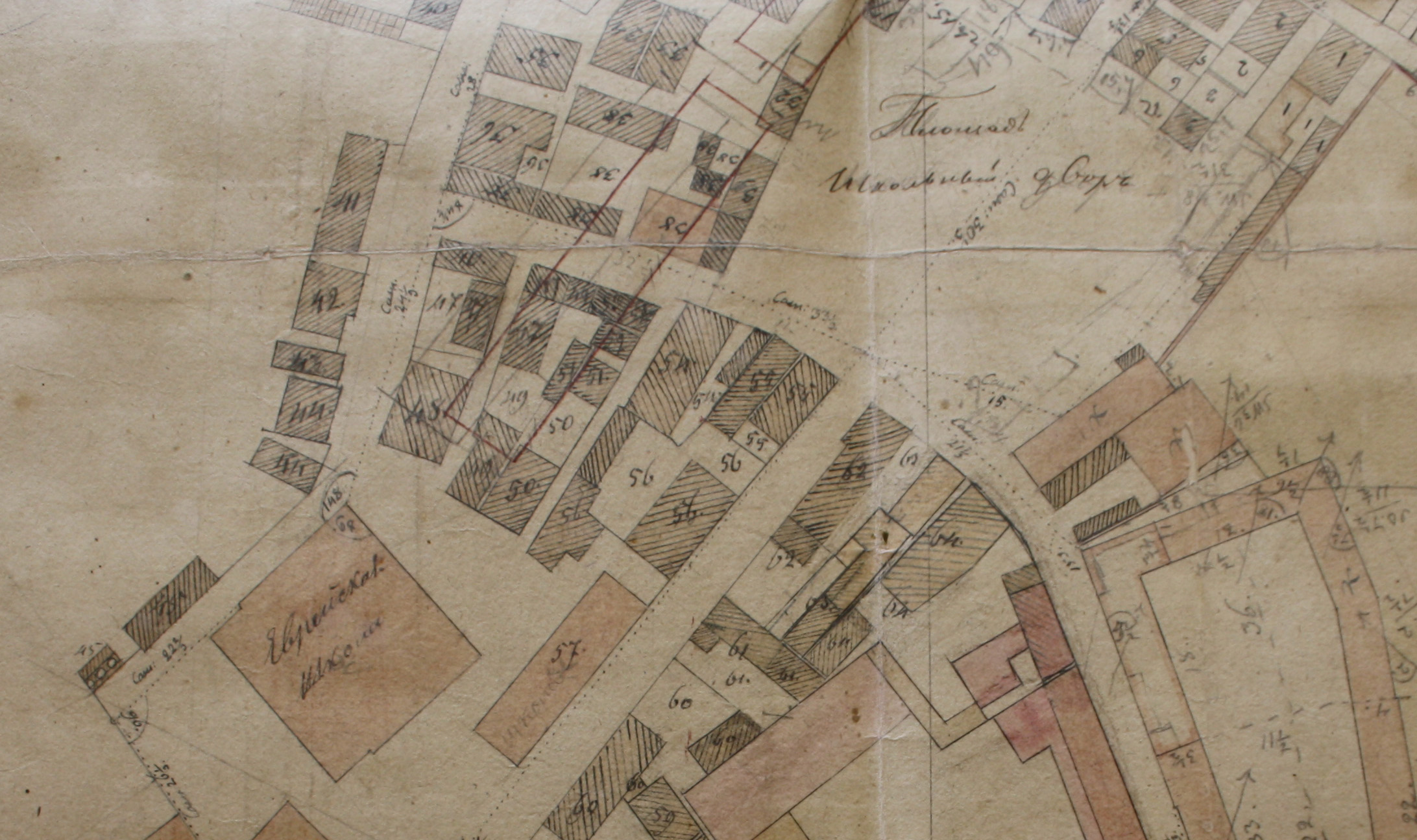 Школьны двор: як выглядаў старадаўні квартал, які знішчылі пасля вайны