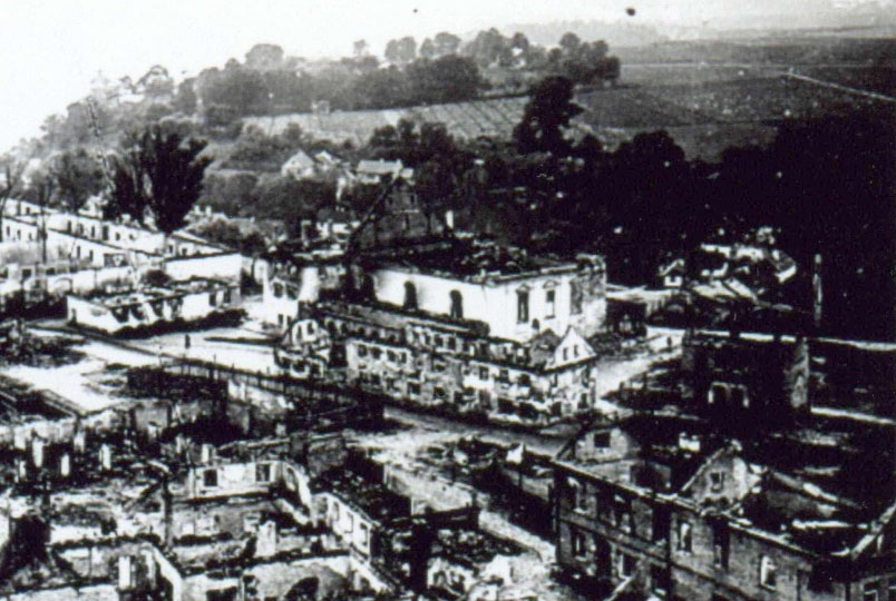 Школьны двор: як выглядаў старадаўні квартал, які знішчылі пасля вайны