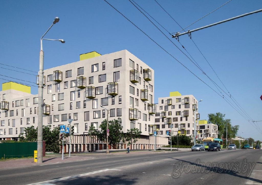 Деловой центр и «бесшовные» многоэтажки. Как будет выглядеть улица Советских пограничников в Гродно
