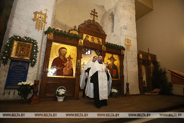 У Каложскай царкве завяршылі рамонт і адслужылі набажэнства ў падзяку
