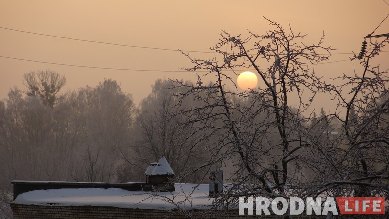 Глядзіце, як выглядае сапраўдны зімовы Гродна (фота)