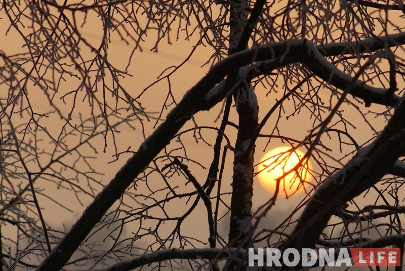 Глядзіце, як выглядае сапраўдны зімовы Гродна (фота)