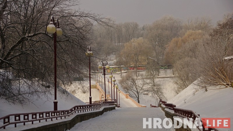 Глядзіце, як выглядае сапраўдны зімовы Гродна (фота)