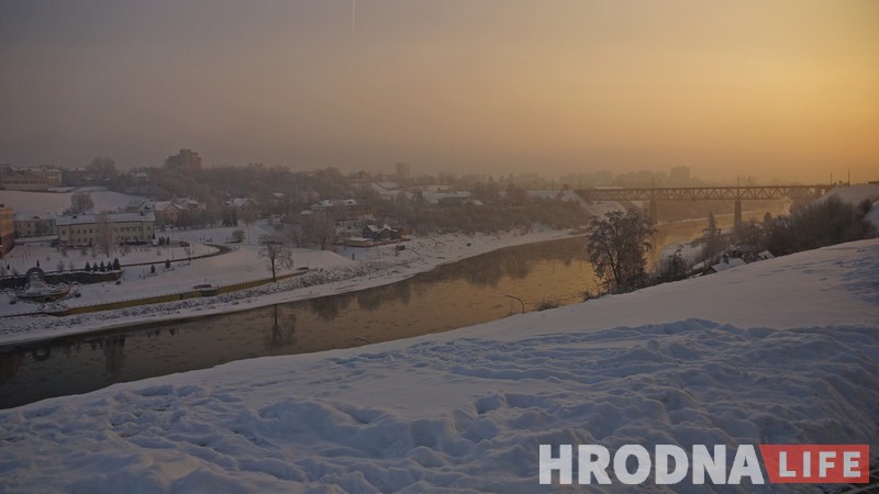 Глядзіце, як выглядае сапраўдны зімовы Гродна (фота)