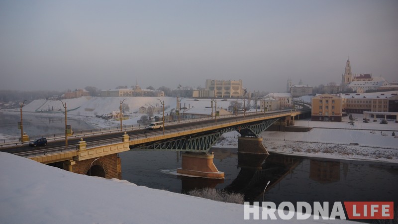 Глядзіце, як выглядае сапраўдны зімовы Гродна (фота)