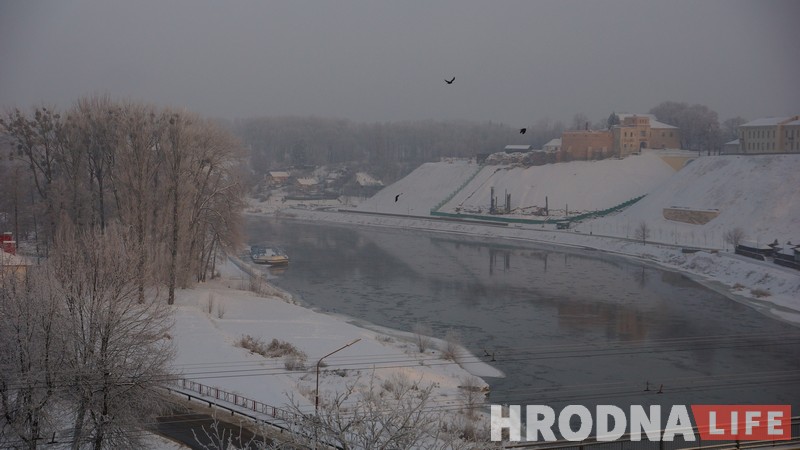 Глядзіце, як выглядае сапраўдны зімовы Гродна (фота)