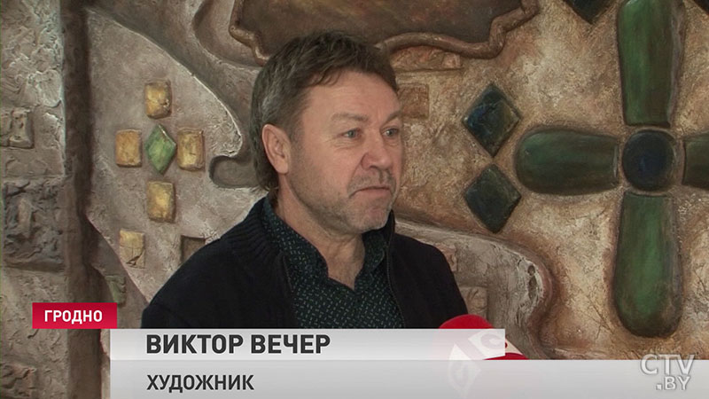 В гродненской гимназии создают масштабное "панно времени" с символами города