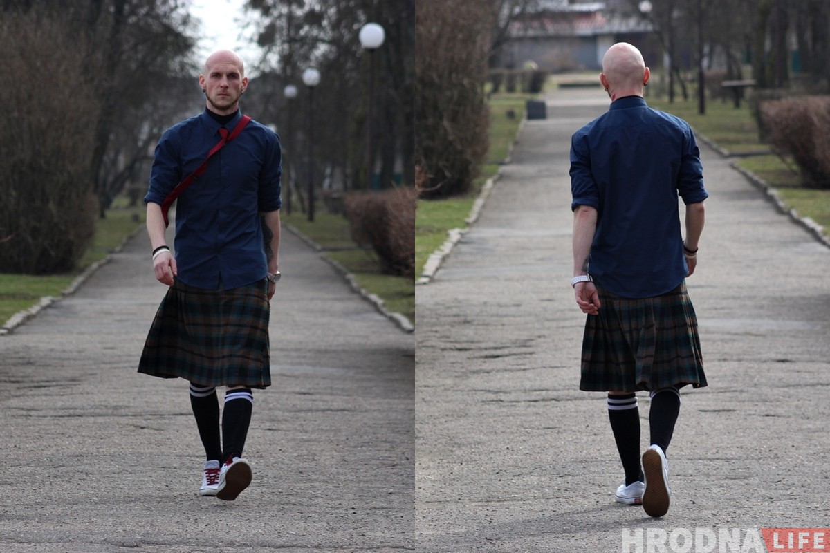 «Надел килт и понял, что это моё». Гродненец рассказал, почему носит "юбку" 