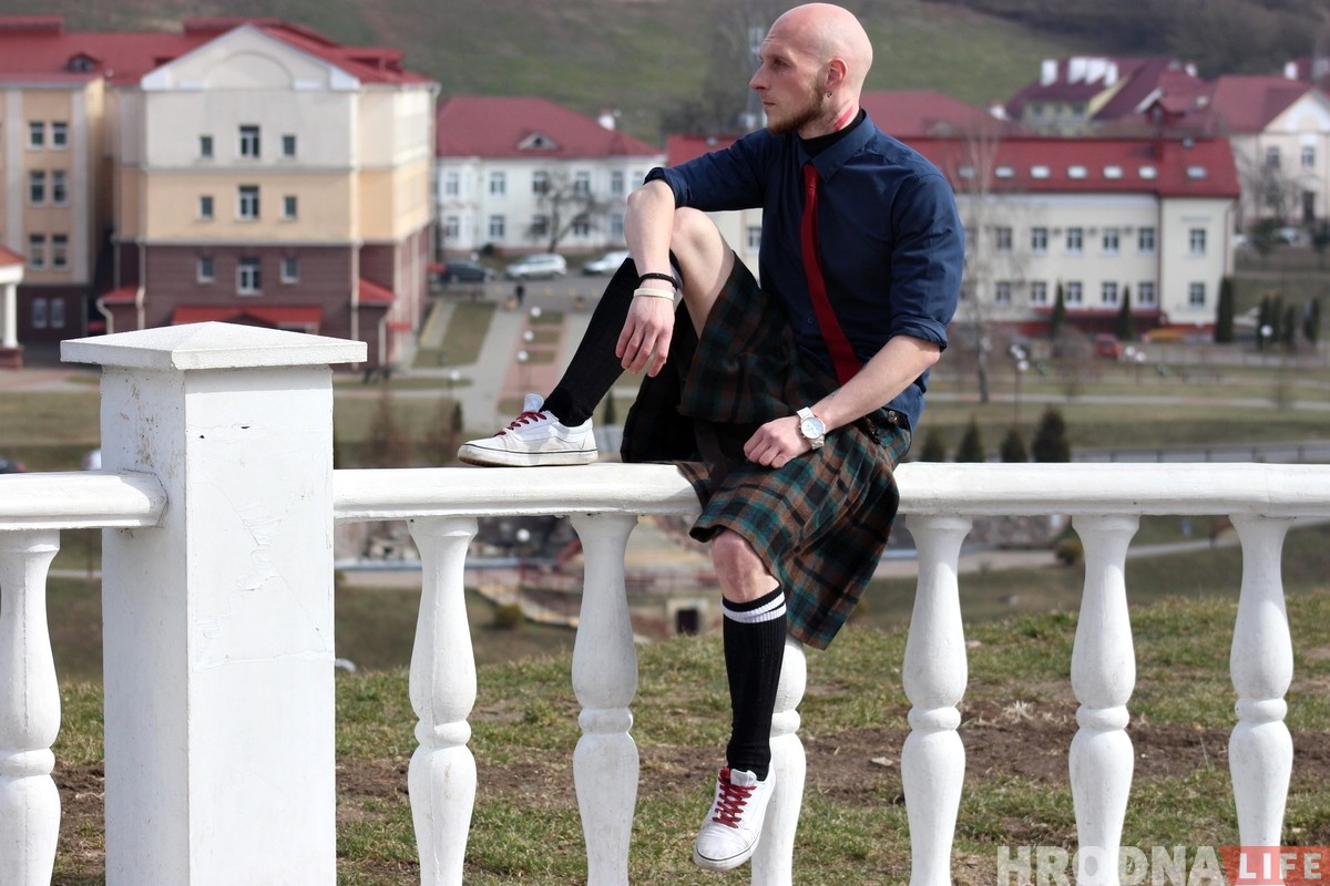 «Надел килт и понял, что это моё». Гродненец рассказал, почему носит "юбку" 
