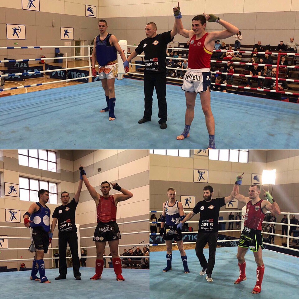 Тры гродзенцы ўзялі золата на чэмпіянаце Беларусі па тайландскім боксе