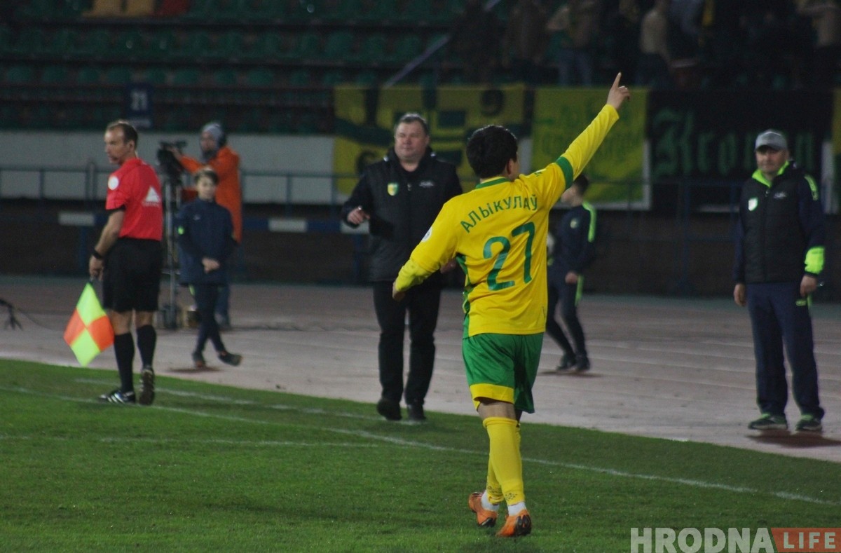 "Нёман" абыграў "Віцебск", дзякуючы галу кыргызскага легіянера