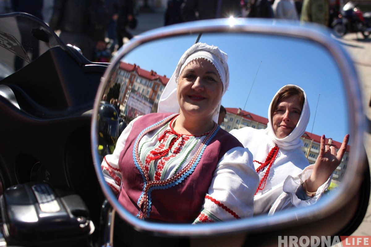 Зноў роў матора: у Гродне байкеры адкрылі мотасезон