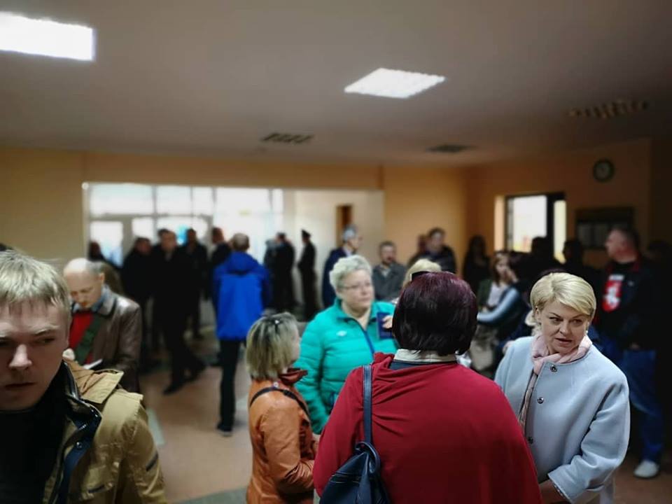 Судзілі лідарку Саюзу палякаў Анжаліку Борыс: зала перапоўненая, усім месцаў не хапіла