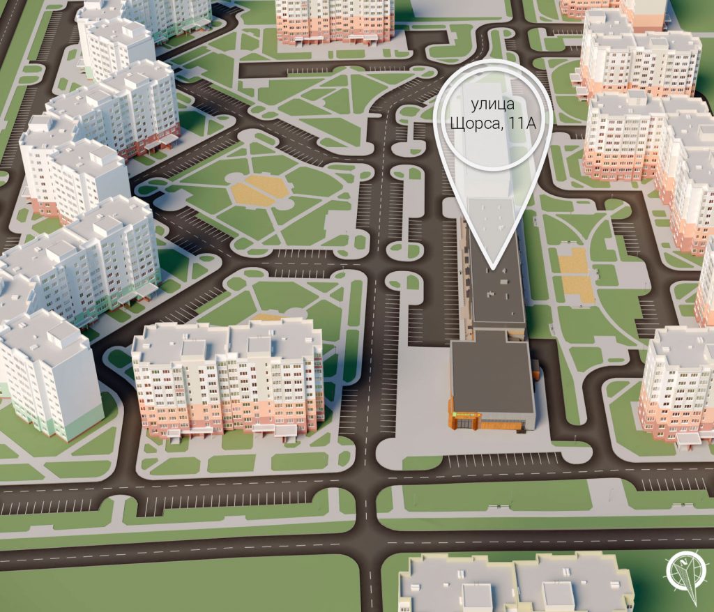 У былой казарме на Шчорса адкрыюць гандлёвы цэнтр Kazzarma Mall. Так ён будзе выглядаць