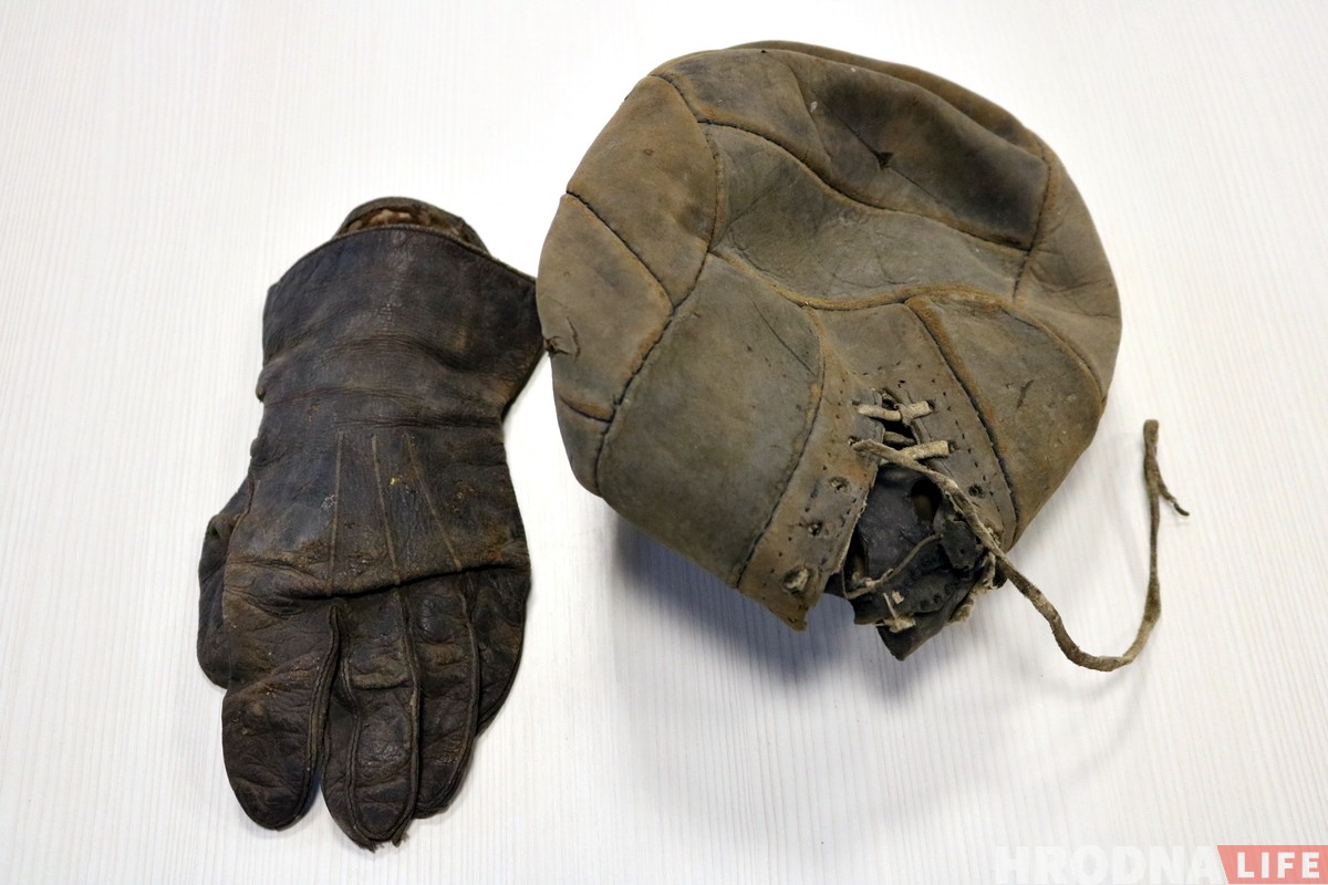 Чытач знайшоў футбольны мяч, якім маглі гуляць у міжваенным Гродне